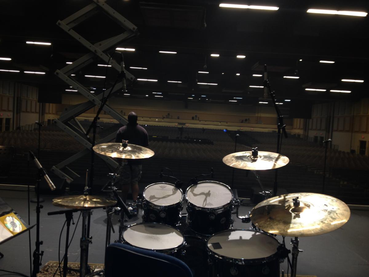 Sound Check at the Drifters, Platters, Coasters show Winstar casino April 2014